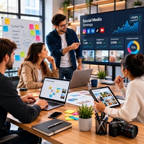 Social media marketing management services