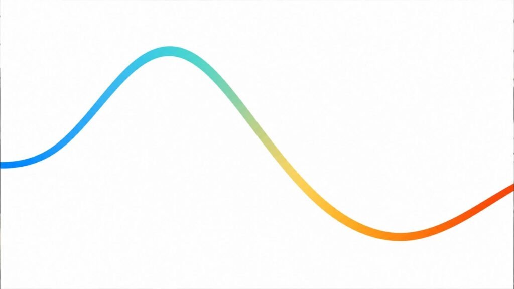 Seasonal HVAC demand chart showing summer peak and winter dip