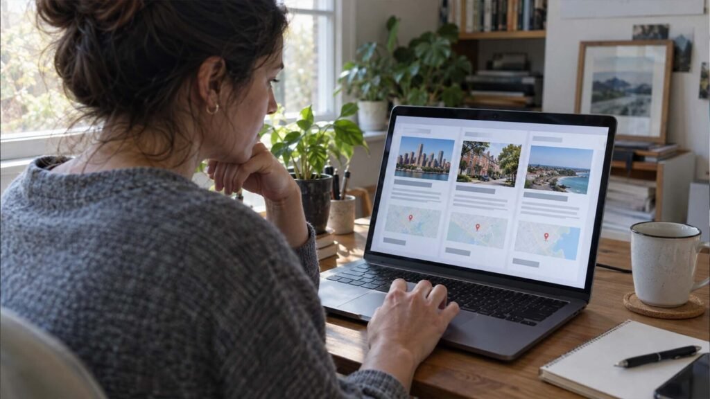 Reviewing HVAC website location pages for different service areas